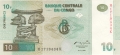 Congo Democratic Republic 10 Francs,  1.11.1997